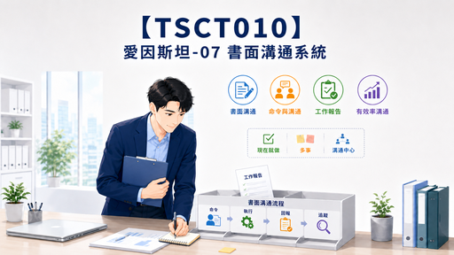 【TSCT010】愛因斯坦-07 書面溝通系統