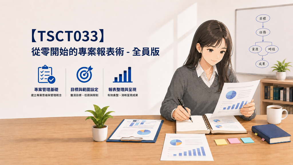 【TSCT033】從零開始的專案報表術 - 全員版